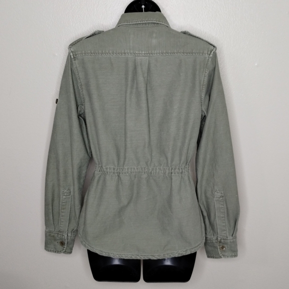 Obey Propaganda Women's XS Military Field Jacket Army Canvas Hip Hop Streetwear - Picture 5 of 8